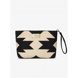Acalan Midi Clutch – Black