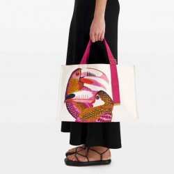 SHOPPING BAG - TOUCAN - FUCHSIA