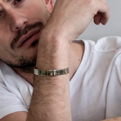 Coordinates Part1 Handmade Bracelet Gold