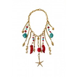 Beach Handmade Necklace Gold